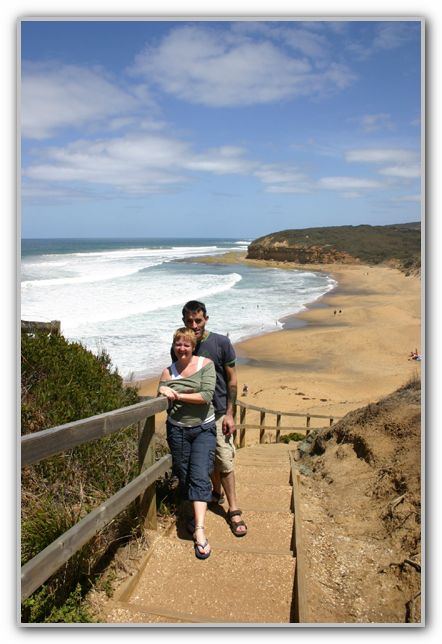 Stuart & Karen at Bells Beach Feb 2007